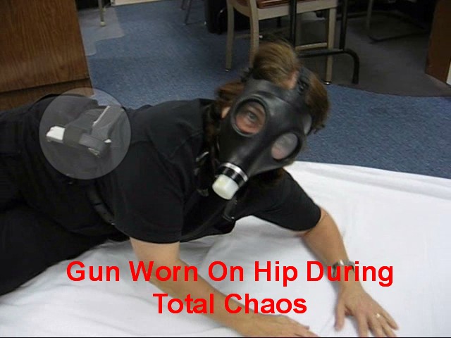 [Gun Worn On Hip During Total Crisis]